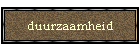 duurzaamheid